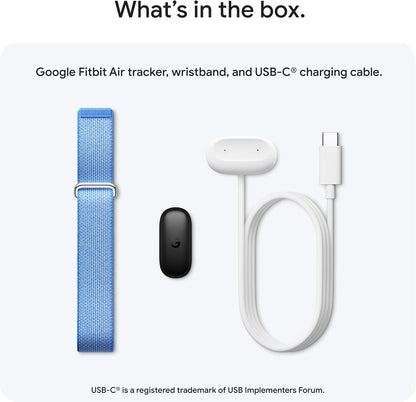 google fitbit air - screenless activity tracker, obsidian, view 10