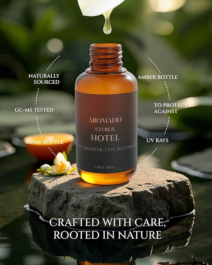 Aromadd Citrus Hotel Diffuser Oil Inspired by Luxury Hotel Scent, Essential Oils - Image 3