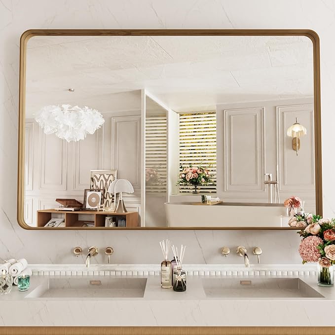 LOAAO 55X36 Inch Bathroom Mirror - Image 8