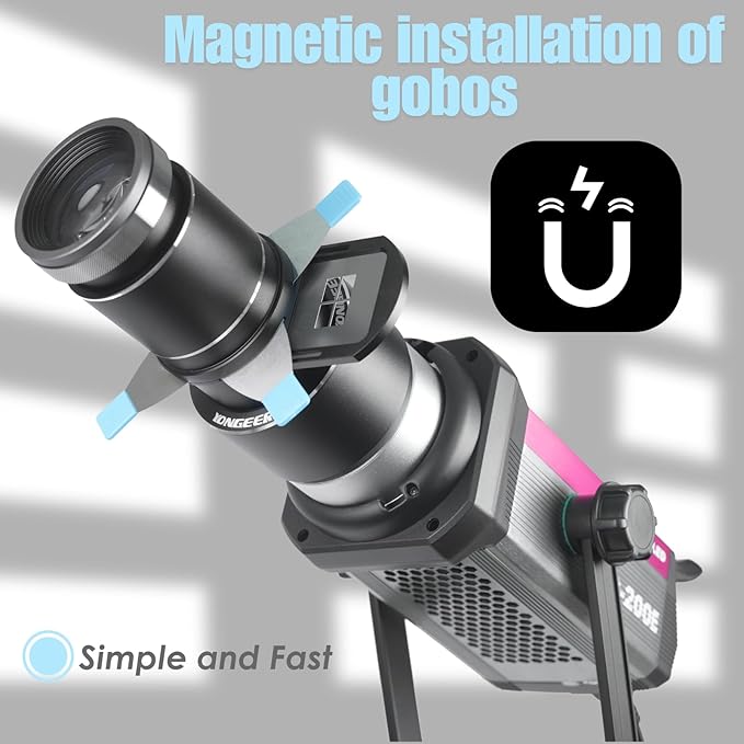 Optical Snoot for Bowens Mount Light, Photography Spotlight Projector for - Image 3