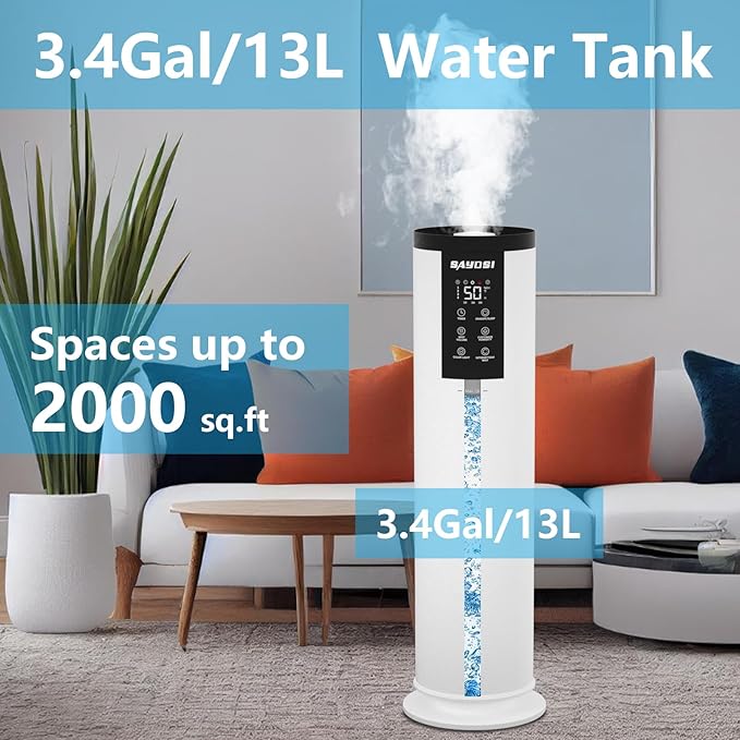 SAYDSI Humidifier, 3.4Gal Smart Humidifier - Image 2