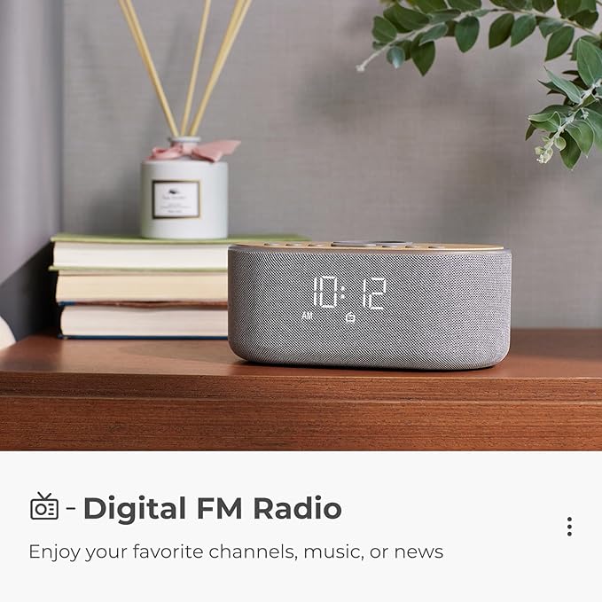uscce Alarm Clock Bluetooth FM Radio: 10W Stereo Sound Speaker - Image 7