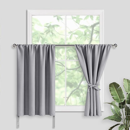 JIUZHEN Short Blackout Curtains by JIUZHEN