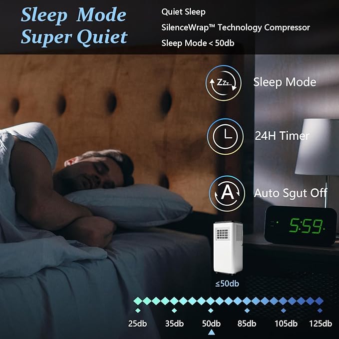 Portable Air Conditioners, 8000 BTU Cooling Capacity - Image 2