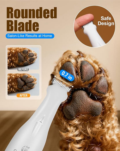 Dog Paw Trimmer for Precision Shaver, Cordless Small Pet Paw Grooming Trimmer - Image 2
