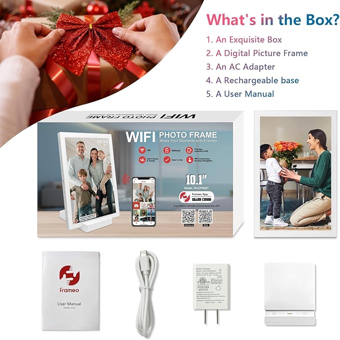 FRAMEO WiFi Digital Picture Frame - Image 6