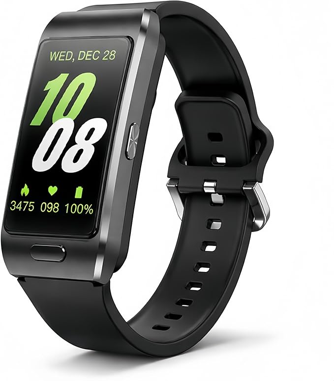 2-in-1 Smart Health Band with Built-in Bluetooth Earbuds, Fitness & Activity by BlissfulTails