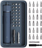 HOTO Electric Screwdriver Kit, Upgraded 1/4'' Hex 25 Bits, Magnetic Lid by HOTOTools