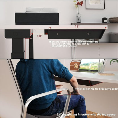 Large Under Desk Mounted Sliding Drawer - Image 6
