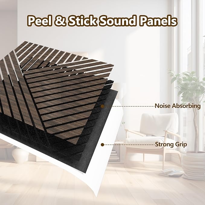 ARMURO 4 Packs Acoustic Wall Panels - Image 6