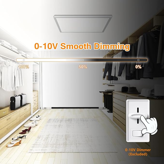 Mcacggo 2x2 LED Flat Panel Light Surface Mount, 40W-30W-20W & 3000K-4000K-5000K - Image 4