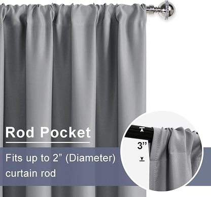 JIUZHEN Blackout Curtains for Bedroom - Image 6