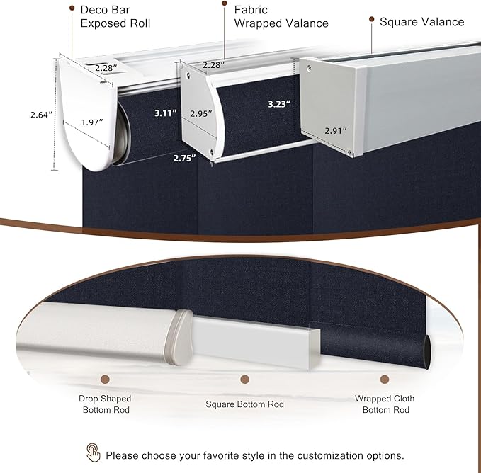 Motorized Roller Shade: 100% Blackout, Electric Blinds - Image 7