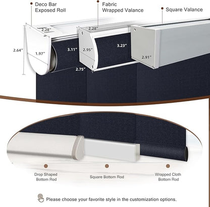 Motorized Roller Shade: 100% Blackout, Electric Blinds - Image 7