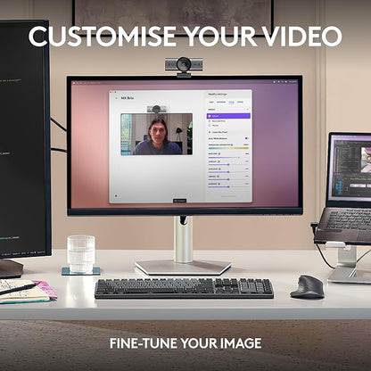 Logitech MX Brio Ultra HD 4K Collaboration, Streaming Webcam, 1080p at 60 FPS - Image 5