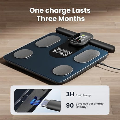 YINOLIFE Scale for Body Weight, 8 Electrode Smart Bathroom Scale - Image 6