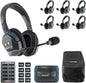 EARTEC HUB7D Ultralite-HD 7 Person Full Duplex Wireless Intercom Headset by Eartec