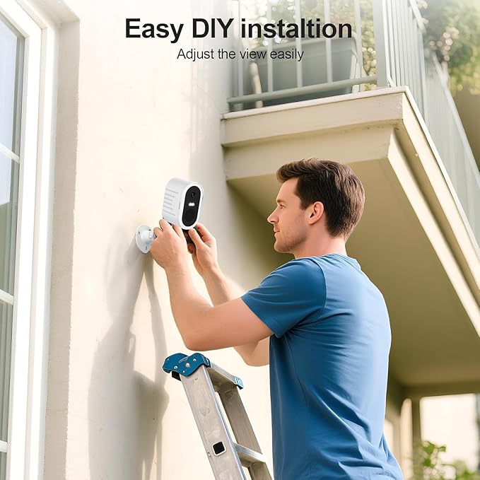 Security Cameras Wireless Outdoor, 2K Battery Powered WiFi Camera - Image 2