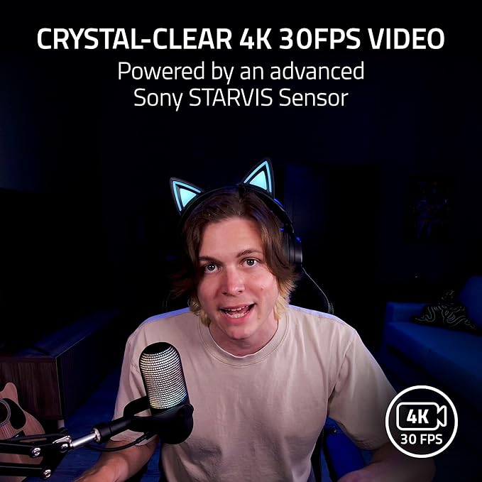 Razer Kiyo V2 Streaming Webcam: 4K 30 FPS, 1080p 60 FPS - Image 2
