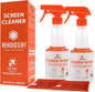 WHOOSH! Pro 16.9 fl oz Refillable TV Screen Cleaner & Microfiber Cloth by WHOOSH