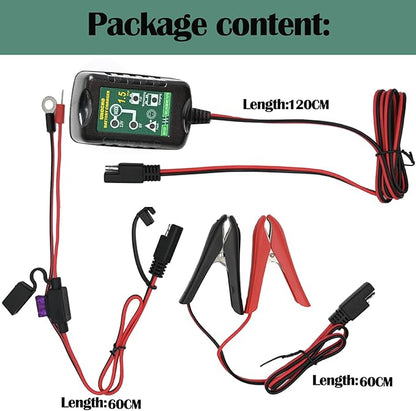 6V 12V Battery Charger 1.5A Automatic Battery maintainer trickle Battery - Image 4