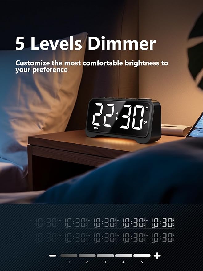 Vibrating Alarm Clock for Heavy Sleepers - Image 4