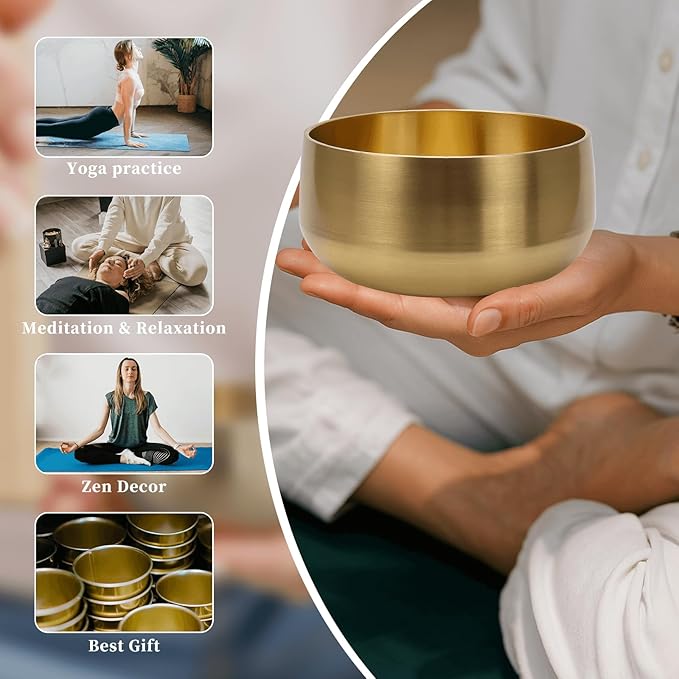 Large Tibetan Singing Bowl Set - Image 4