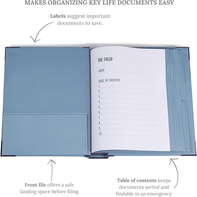 2025 Edition The Folio Document Organizer | Custom Dyed Cloth-Bound Expanding - Image 3