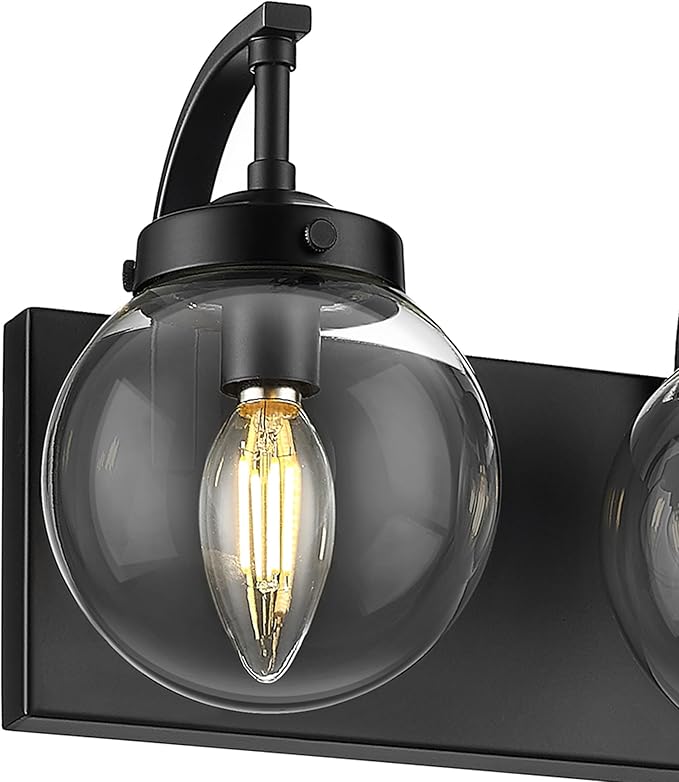 Beionxii Black Bathroom Vanity Light, 3-Light Bathroom Light Fixtures - Image 10