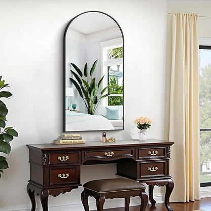 CIRCUMI Arched Wall Mirror, Metal Frame, Large Size - Image 4