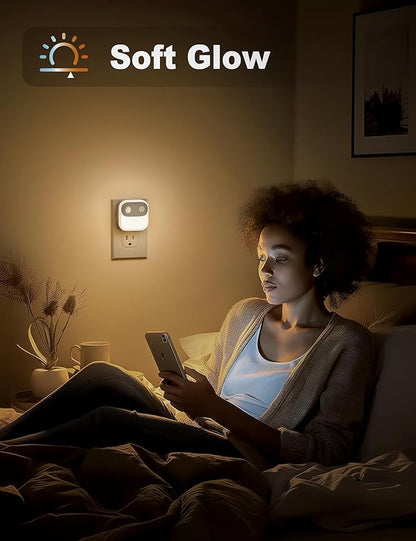 JandCase Motion Sensor Night Light, Night Lights Plug into Wall 2 Pack - Image 7