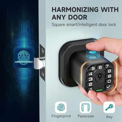 Richelock Fingerprint Door knob, Smart Biometric Door Lock - Image 2