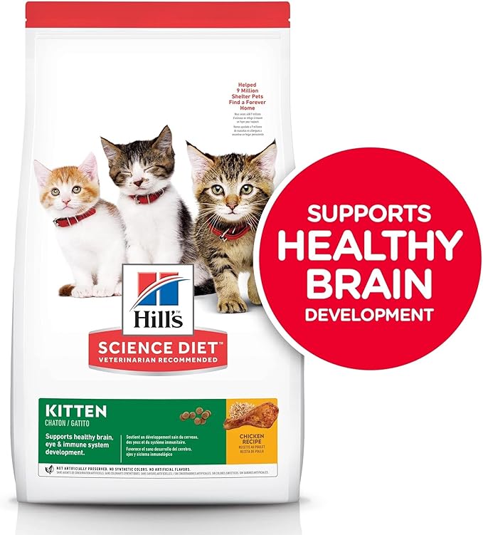 Hill's Science Diet Kitten, Kitten Premium Nutrition, Dry Cat Food, Chicken - Image 11