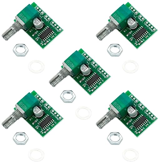 5PCS PAM8403 2x3W Class D Digital Amplifier Board by Unknown