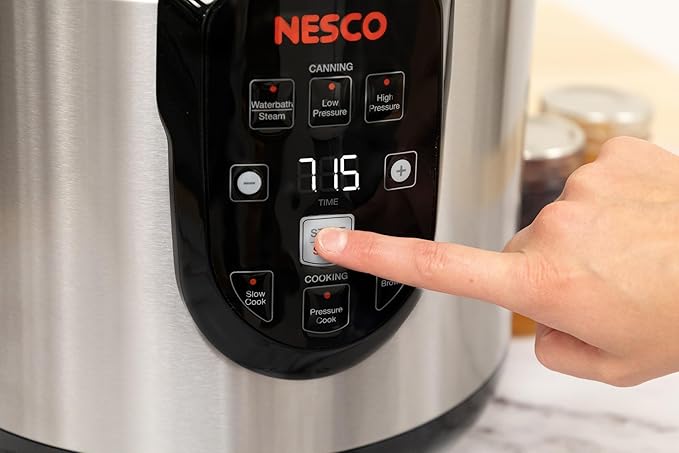 Nesco NPC-9 Smart Electric Pressure Cooker and Canner, Stainless Steel - Image 9