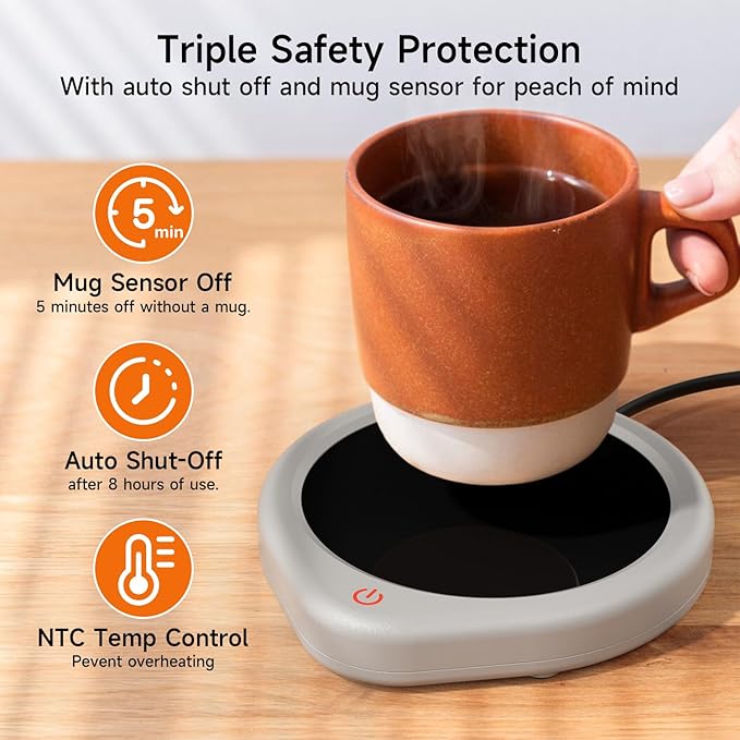 Coffee Mug Warmer, Cup Warmer for Desk - Image 3