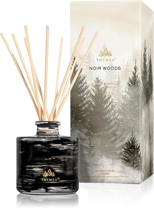 Thymes Petite Oil Reed Diffuser Set – Includes Reeds, Fragrance Oil & Glass by Thymes