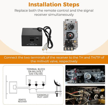 Universal Gas Fireplace Remote Control, Fit skytech 1001-A 1001TX 3001 - Image 5