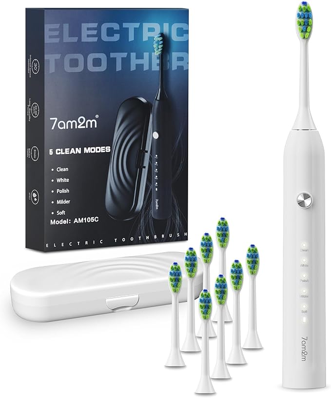 7AM2M Sonic Electric Toothbrush by 7AM2M