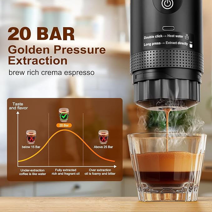 Portable Battery Espresso Coffee Maker - Image 3