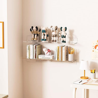 30 Inches Clear Long Floating Shelves - Image 6