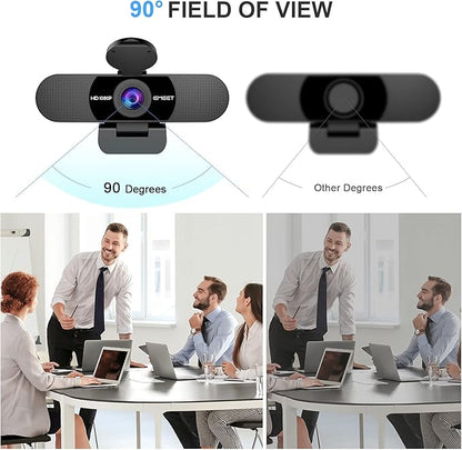 EMEET 1080P Webcam with Microphone, C960 Web Camera, 2 Mics Streaming Webcam - Image 5