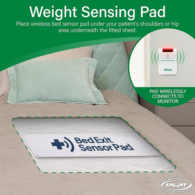 Smart Caregiver Wireless Bed Pad Alarm System - Image 2