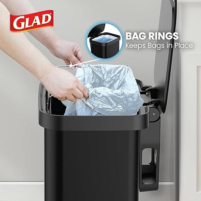Glad Stainless Steel Step Trash Can, Series 2 - Image 6
