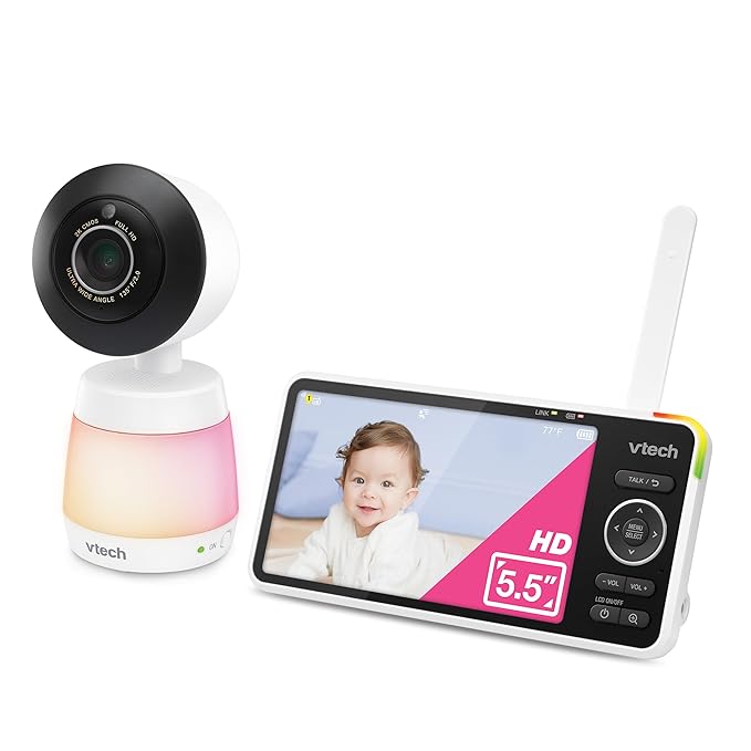 VTech Smart WiFi Baby Monitor, 2K CMOS Sensor Camera, 5.5-inch HD IPS Screen - Image 13