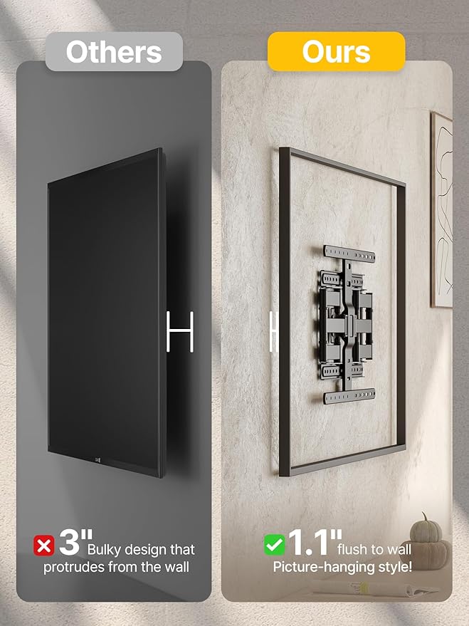 monTEK Ultra Slim TV Wall Mount - Image 3