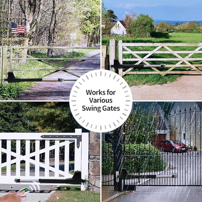 TOPENS AT12131 Single Swing Gate Opener Heavy Duty Automatic Gate Motor - Image 7