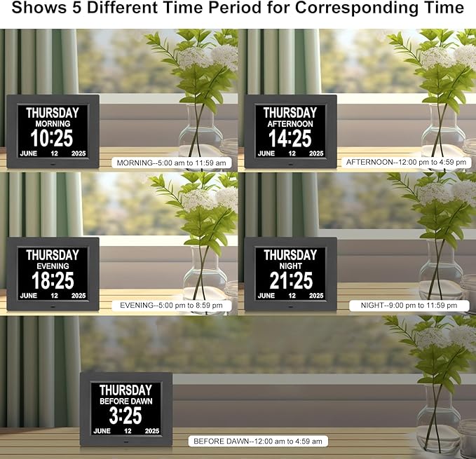 Jaihonda Clock with Date and Time - Image 6