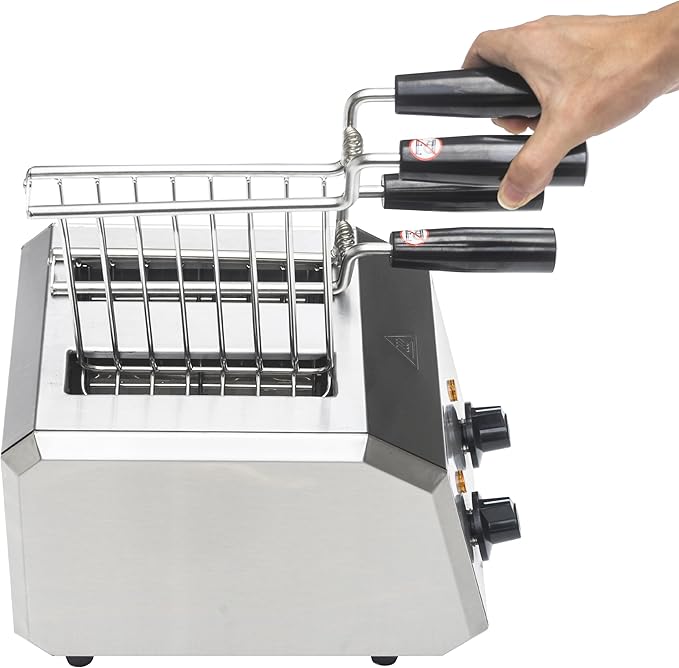 2 Slice Electric Sandwich Toaster, 600W per Slot - Image 5
