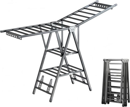 Heavy Duty Clothes Drying Rack Foldable –71" Extra Large Clothes Airer Drying by Unknown